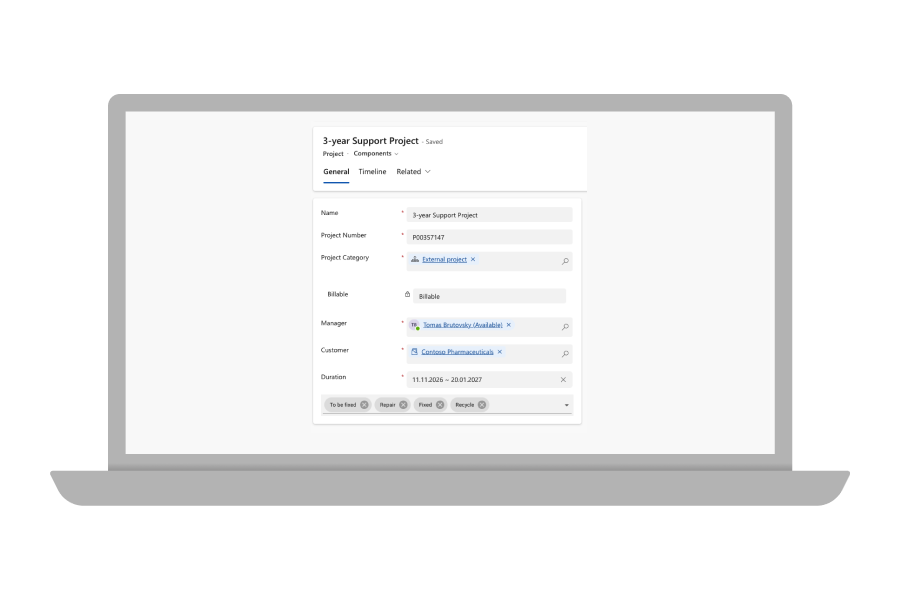 PCF Multiselect Dropdown Lead management detail