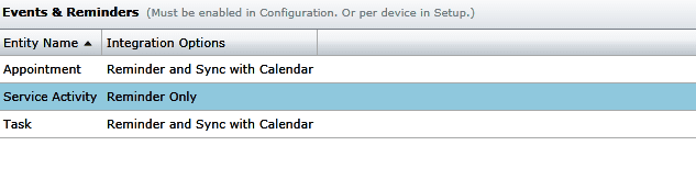New event to use reminders
