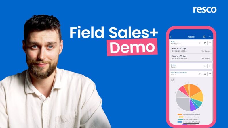 Field Sales demo with Daniel Stransky as a presenter