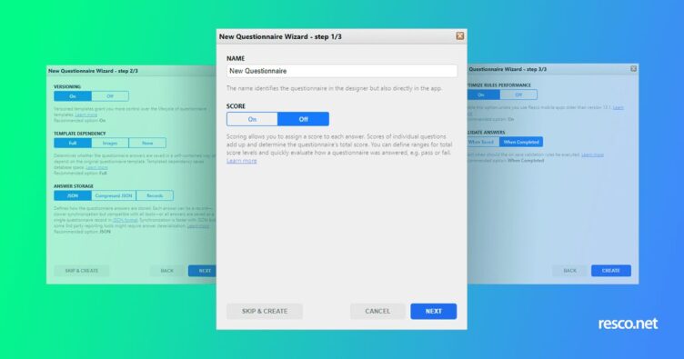 questionnaire wizard summer update