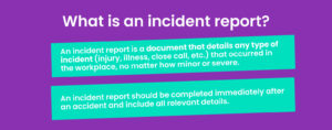 incident report definition graphic
