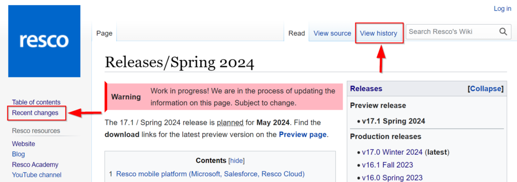 wiki changes tracking with RSS 1024x361